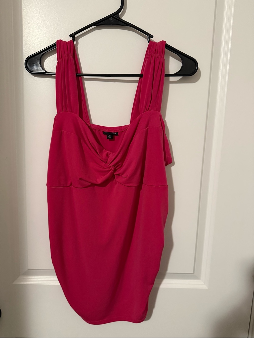 Torrid Pink Twist Front Ruched Sleeveless Mini Dress Size 0/L